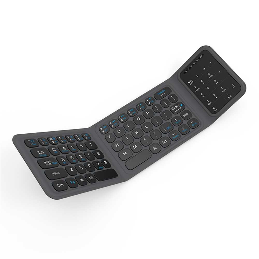 Wireless Keyboard Mini - Mini clavier Bluetooth BK19, Ultra fin,