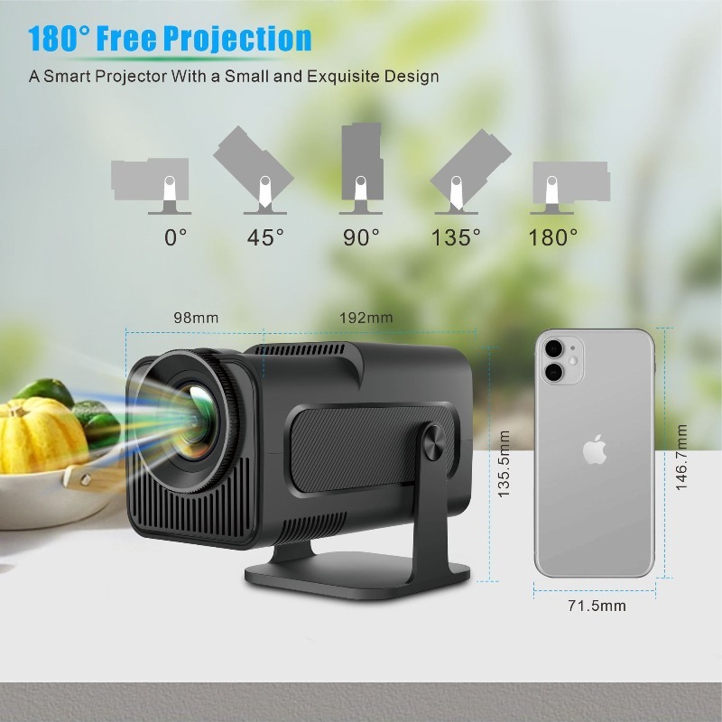 Mini Projector Portable - Projecteur portable original HY320mini, mini home