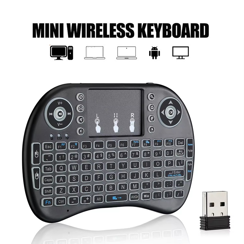 Wireless Keyboard Mini - Mini clavier sans fil 2.4G, sans