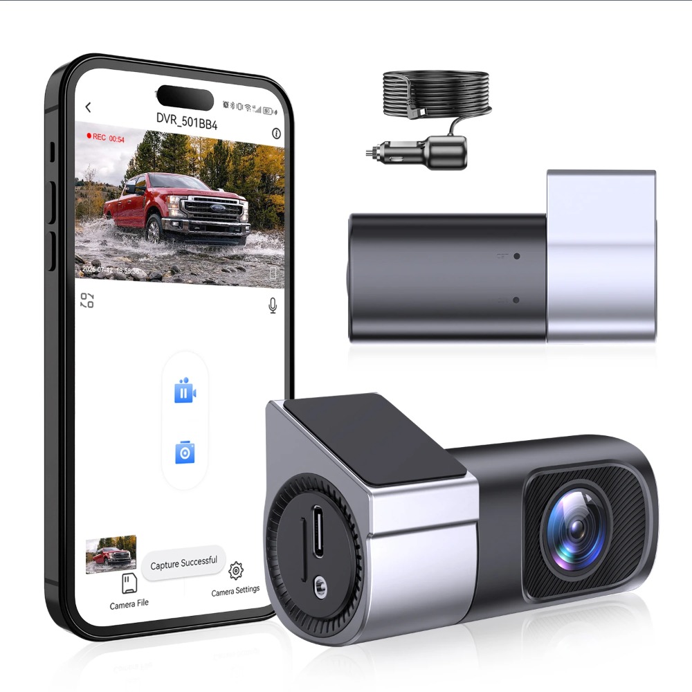 Panoramic Dash Cam 360 - Caméra de tableau de bord miniature