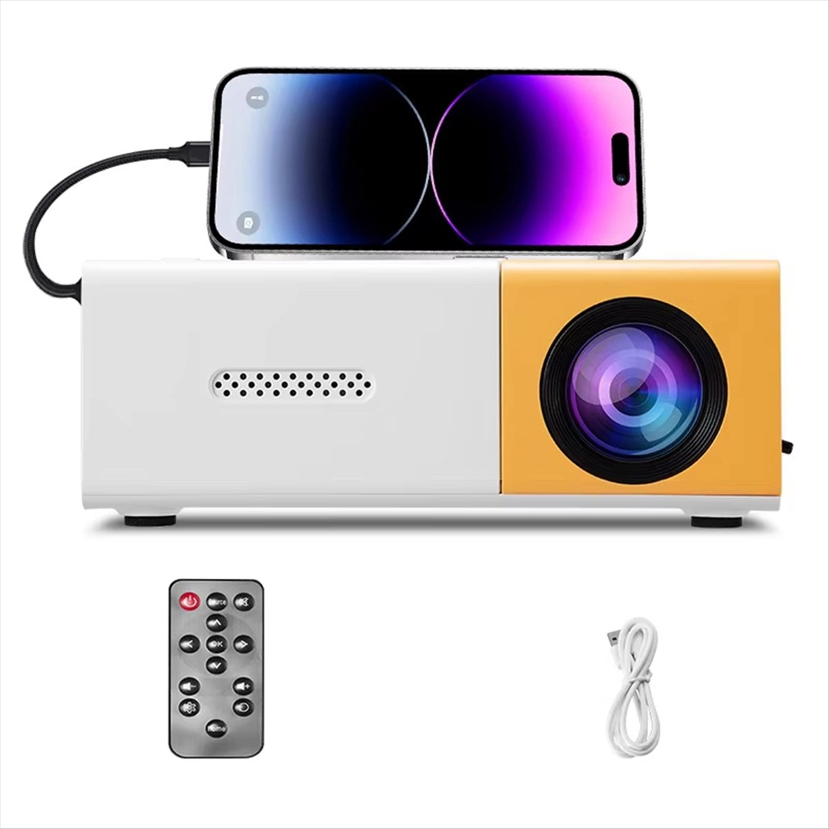 Mini Projector Portable - Délicieux - Mini projecteur portable avec
