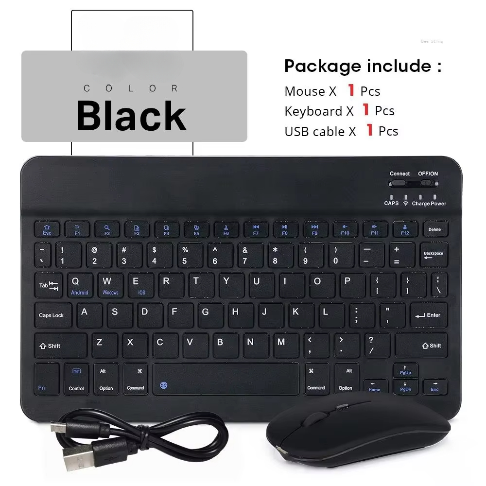 Wireless Keyboard Mini - Clavier Bluetooth hébreu 10 pouces pour