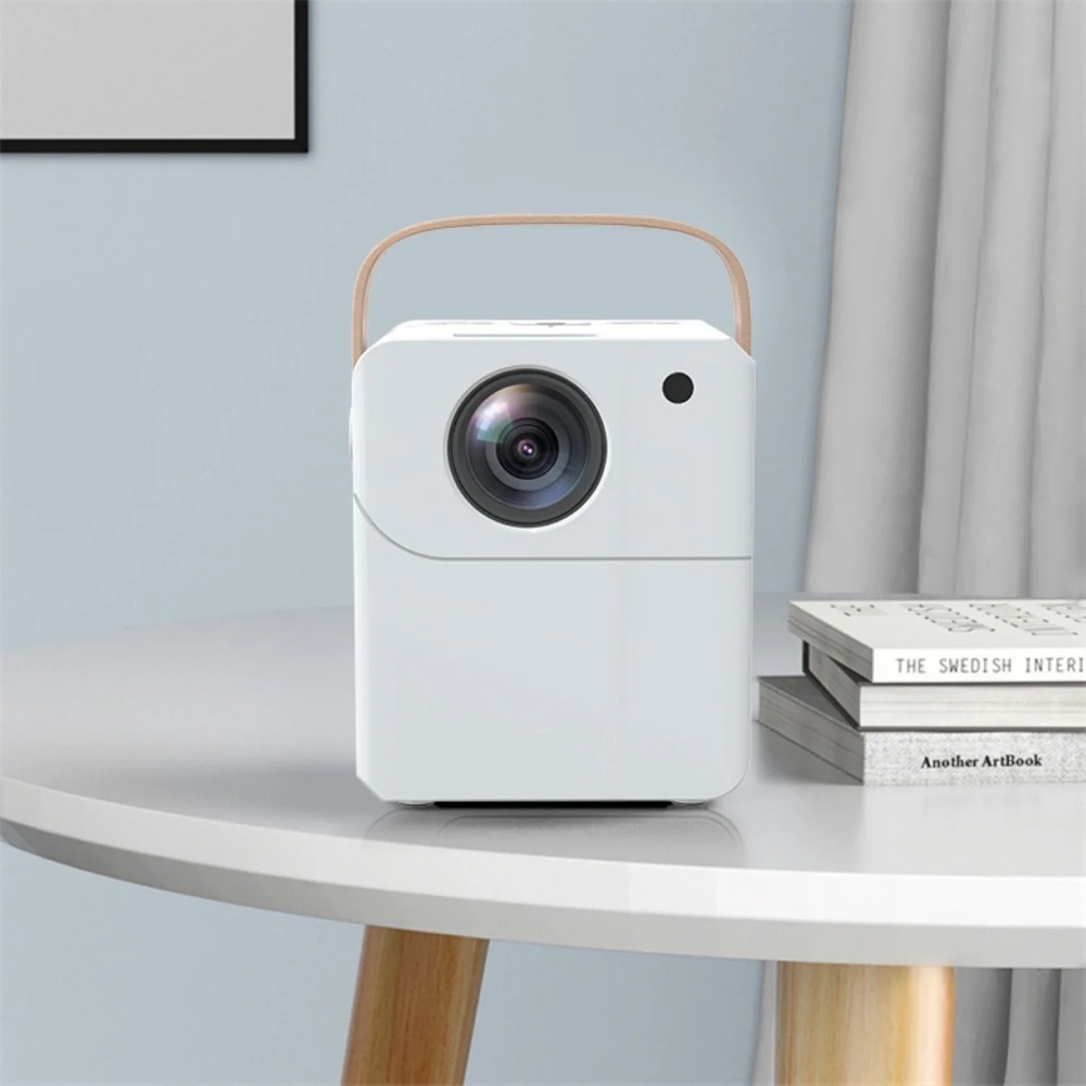 Mini Projector Portable - Projecteur intelligent Portable 4K, Mini cinéma