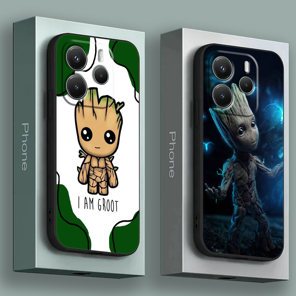 Xiaomi Redmi Note 14 - Coque de téléphone Baby Groot Marvel