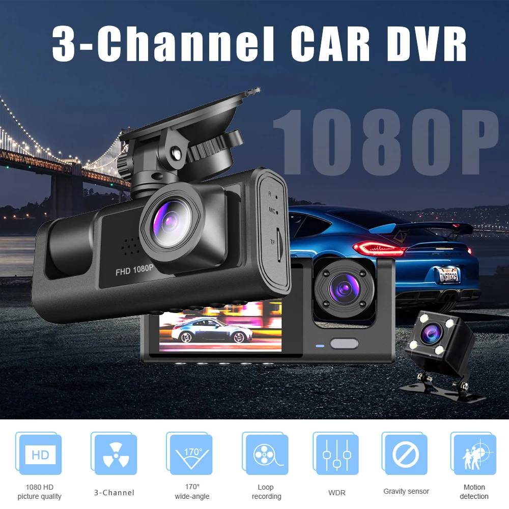 Caméra de tableau de bord DVR  - Panoramic Dash Cam 360 avis et prix