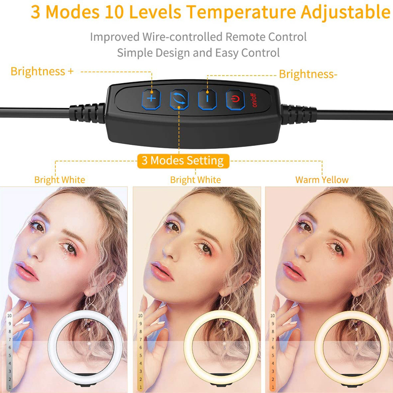 Anneau lumineux LED pour selfi - Auto Tracking Tripod avis et prix
