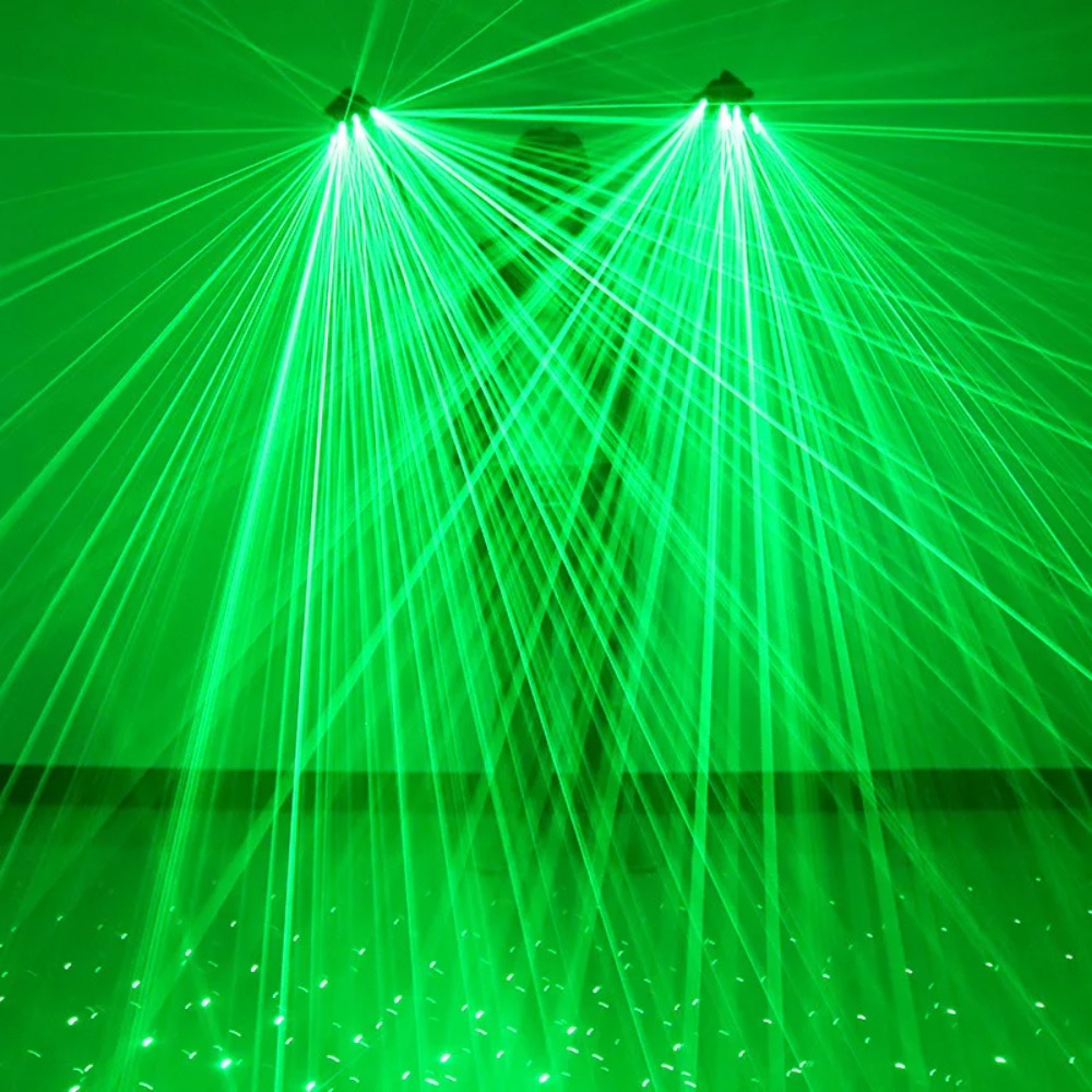 Gants Laser verts, Flash Laser - Led Gloves Music avis et prix