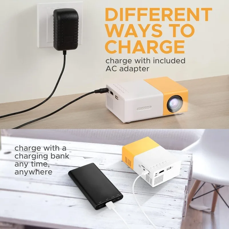 Projecteur TV portable 110V-22 - Mini Projector Portable avis et prix