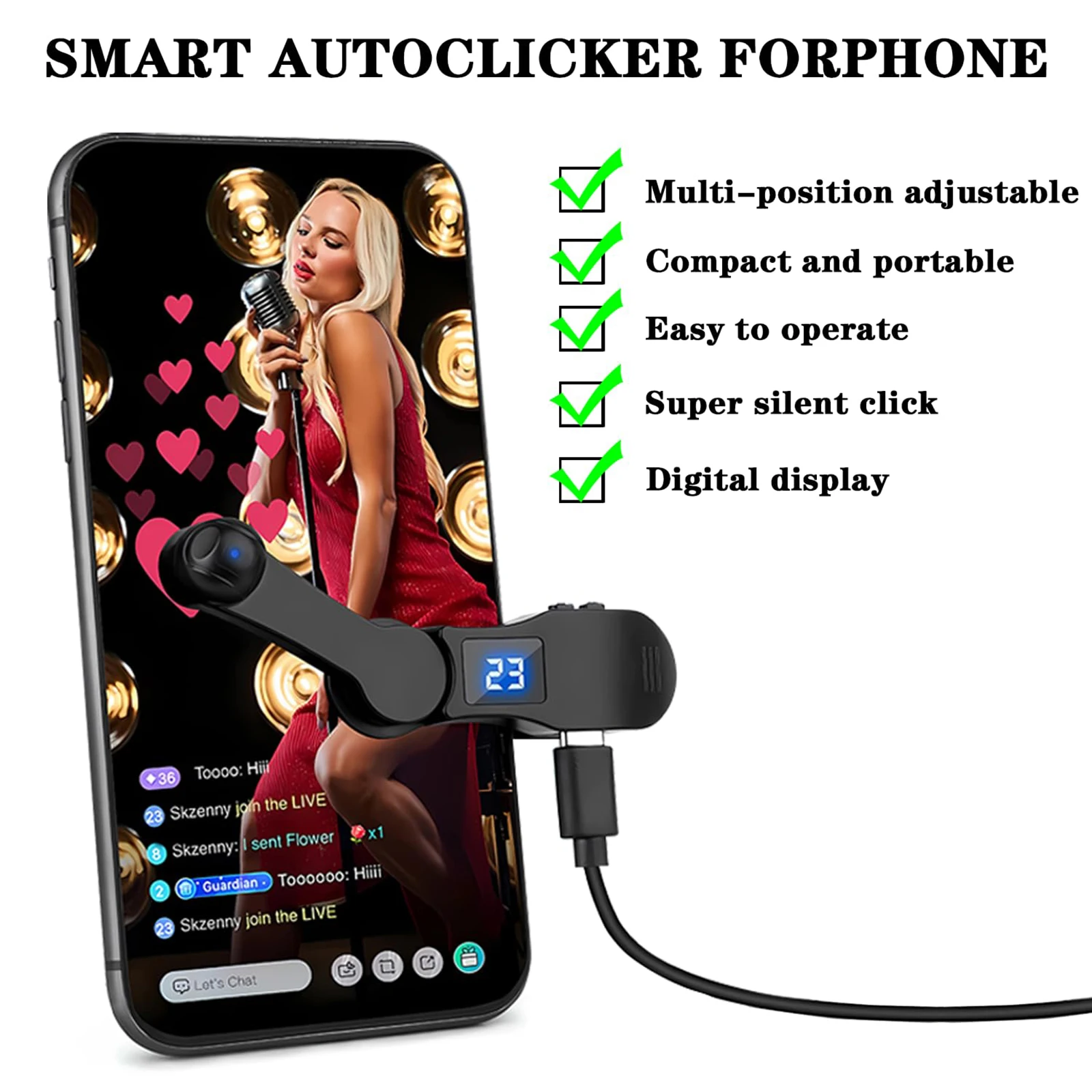 Clicker d'écran automatique po - Auto Tracking Tripod avis et prix
