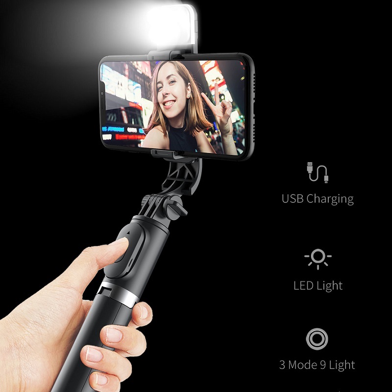 Q02S Bluetooth sans fil Selfie - Auto Tracking Tripod avis et prix