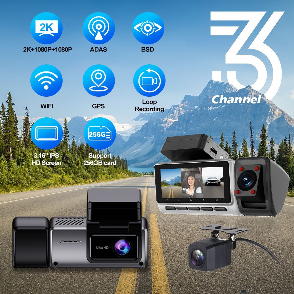 Nouvelle caméra embarquée tran - Panoramic Dash Cam 360 avis et prix