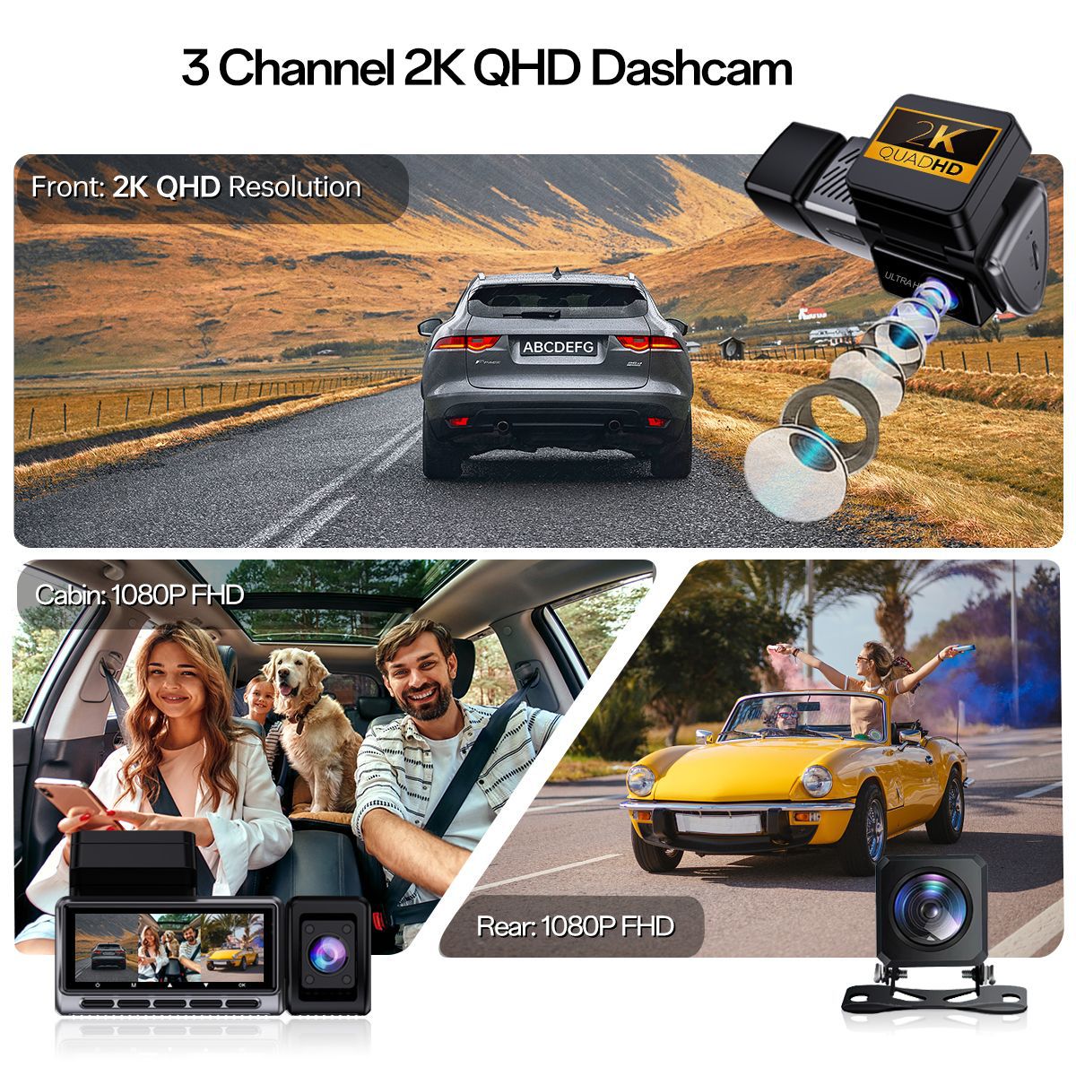 Nouvelle caméra embarquée tran - Panoramic Dash Cam 360 avis et prix