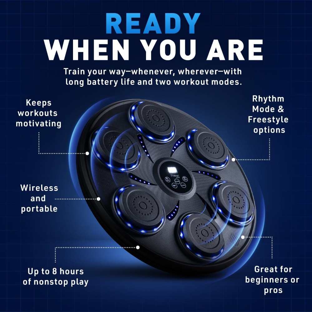 Machine de boxe musicale intel - Led Gloves Music avis et prix