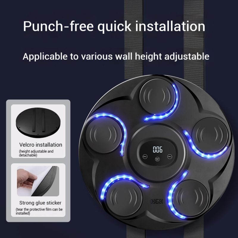 Machine de boxe murale intelli - Led Gloves Music avis et prix