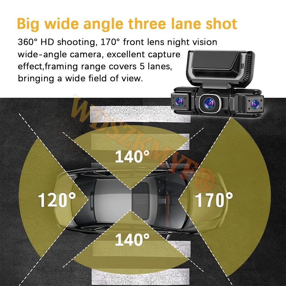 Caméra de recul 360 degrés 4 c - Panoramic Dash Cam 360 avis et prix